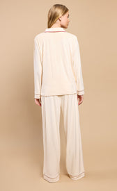 Cream Fleece Trouser Pyjama Set by Vicky PattisonPajamasPyjamasLittle Mistress