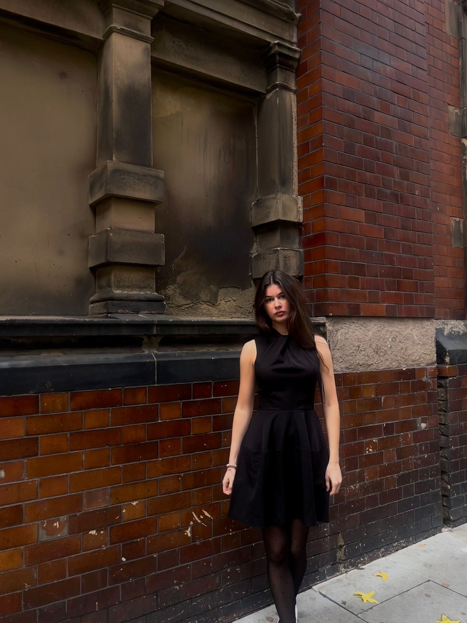 Black Twist Neck Mini Dress Vicky Pattison EDIT