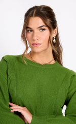 Green Knitted Jumper