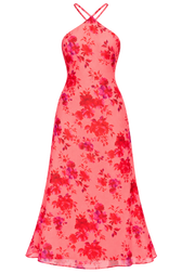 Kusama Floral Print Midi Dress by iSKA