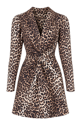 Ringgold Leopard Print Mini Dress by iSKA