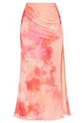 Heysen Print Mesh Midaxi Skirt by Chloe Lewis