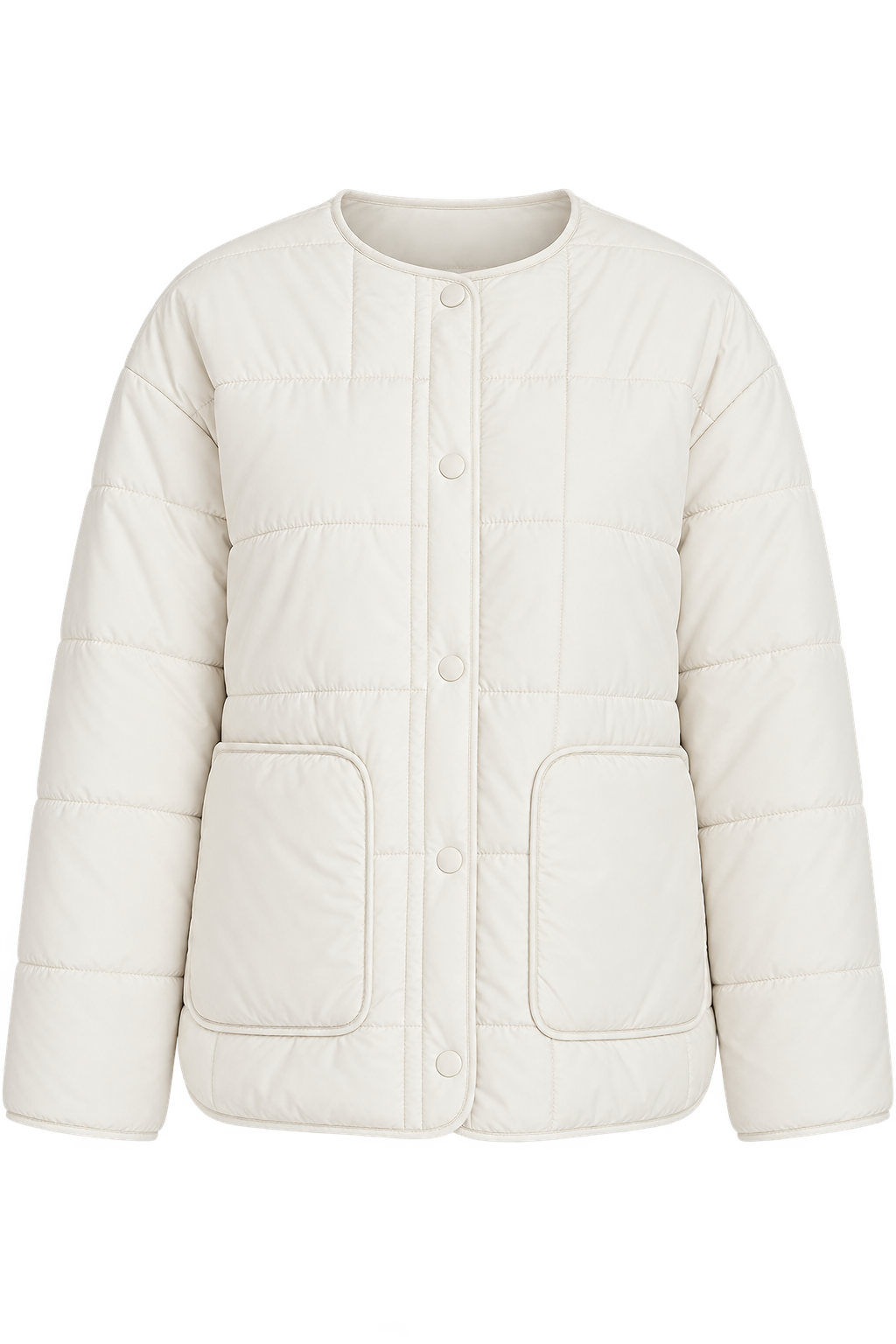 Lota Ecru Quilted Jacket