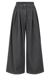 Paula Black Wide Leg Jeans