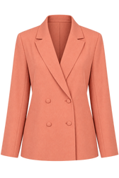 Labille Clay Double Breasted Blazer