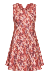 Lebrun Blur Print Satin Mini Dress