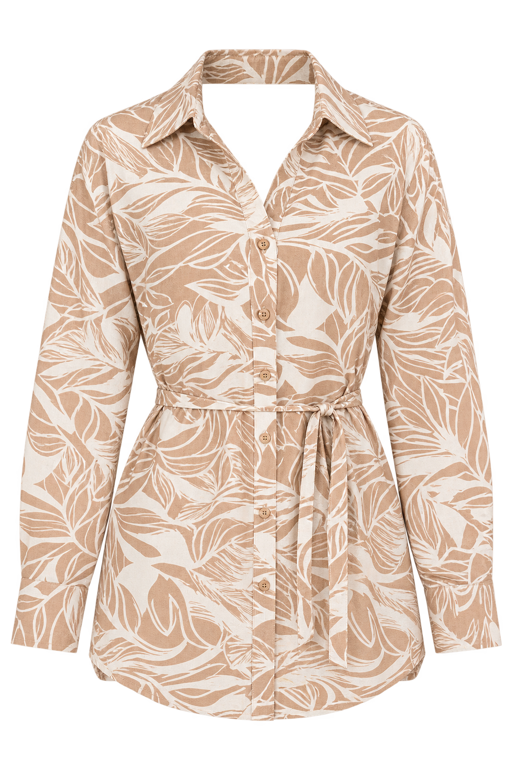 Rosa Leaf Print Shirt