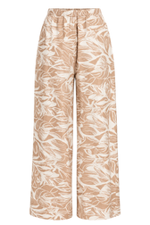 Bonheur Leaf Print Trousers