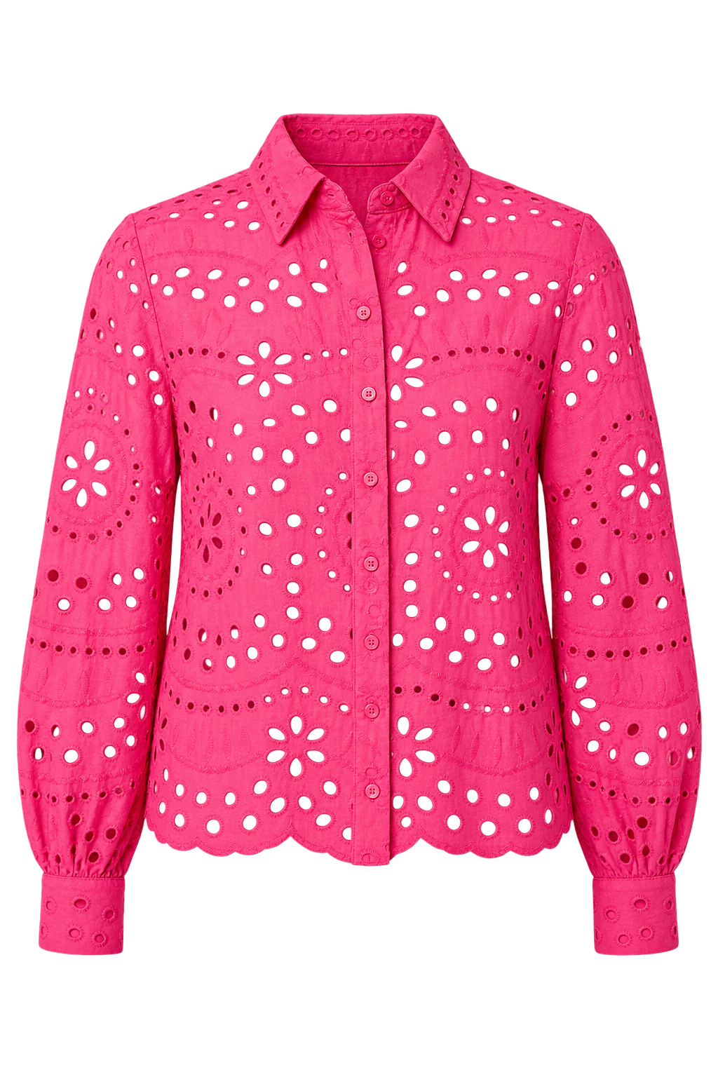 Aitana Pink Broderie Shirt by Vicky Pattison