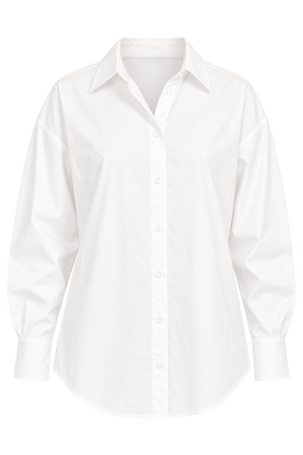 Arabella White Shirt With Cotton