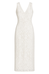 Calypso Cream Crochet Midaxi Dress