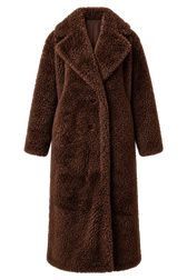 Jolie Chocolate Faux Fur Coat