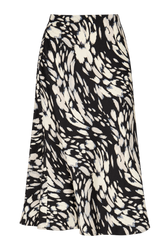 Doreen Animal Print Midi Slip Skirt