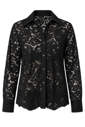 Micaela Black Lace Shirt