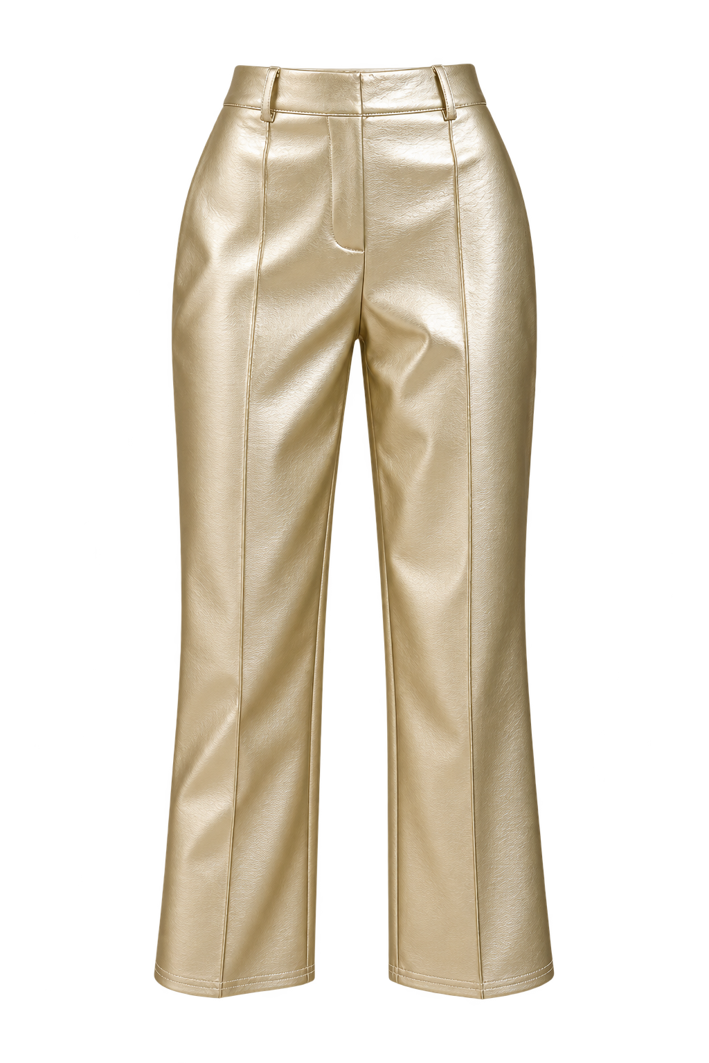 Fenella Gold PU Trousers by Vicky Pattison