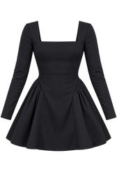 Hera Black Square Neck Mini Dress Vicky Pattison EDIT
