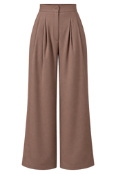 Rosia Mink Wide Leg Trousers