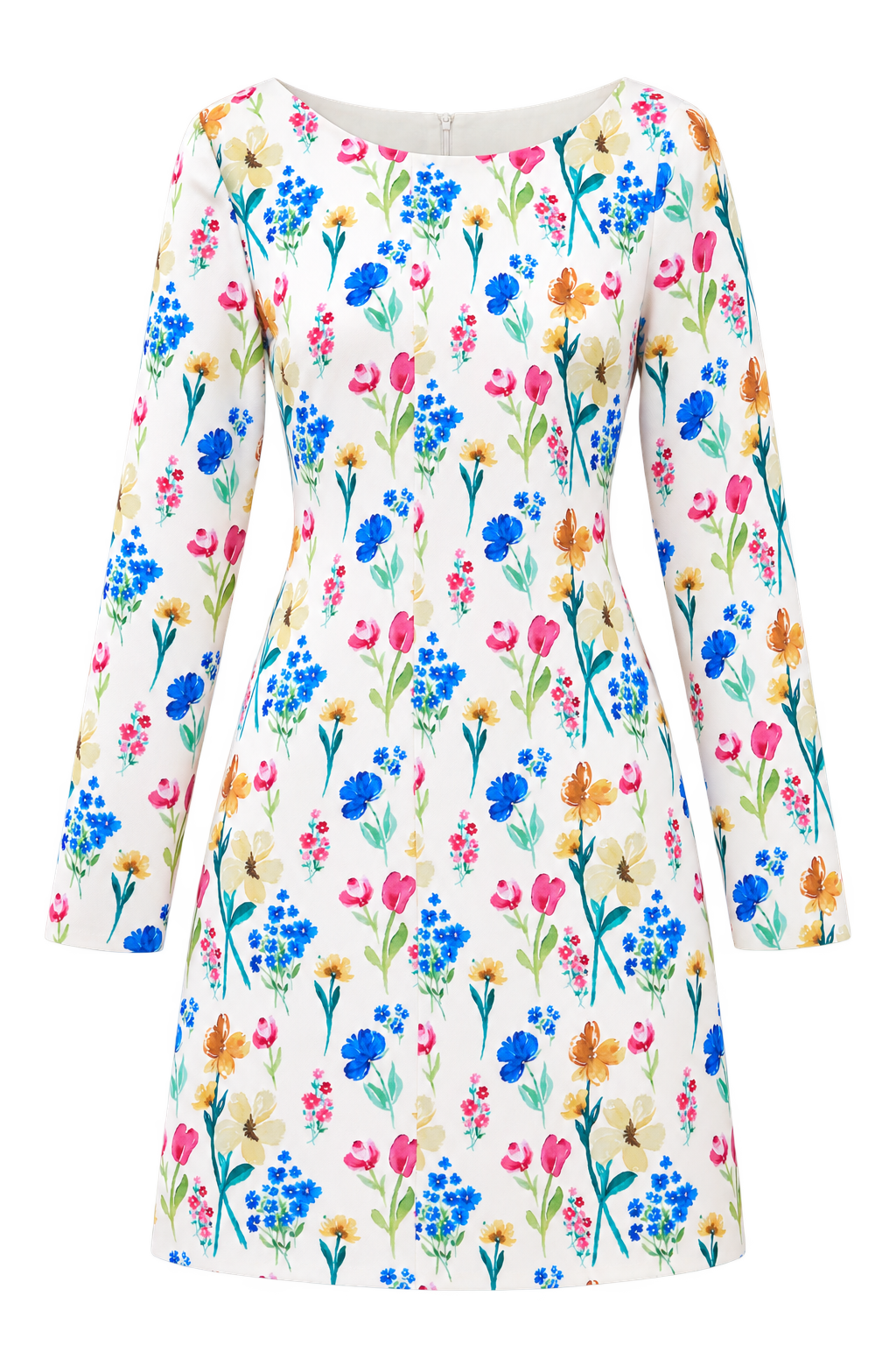Mireya Floral Print Mini Dress