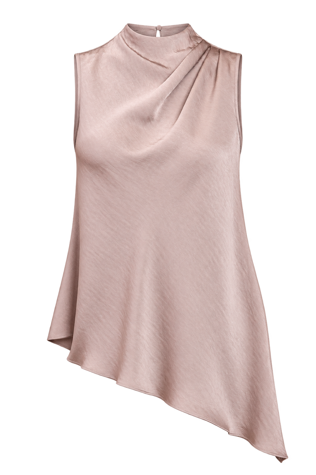 Romina Mink Satin Asymmetric Top