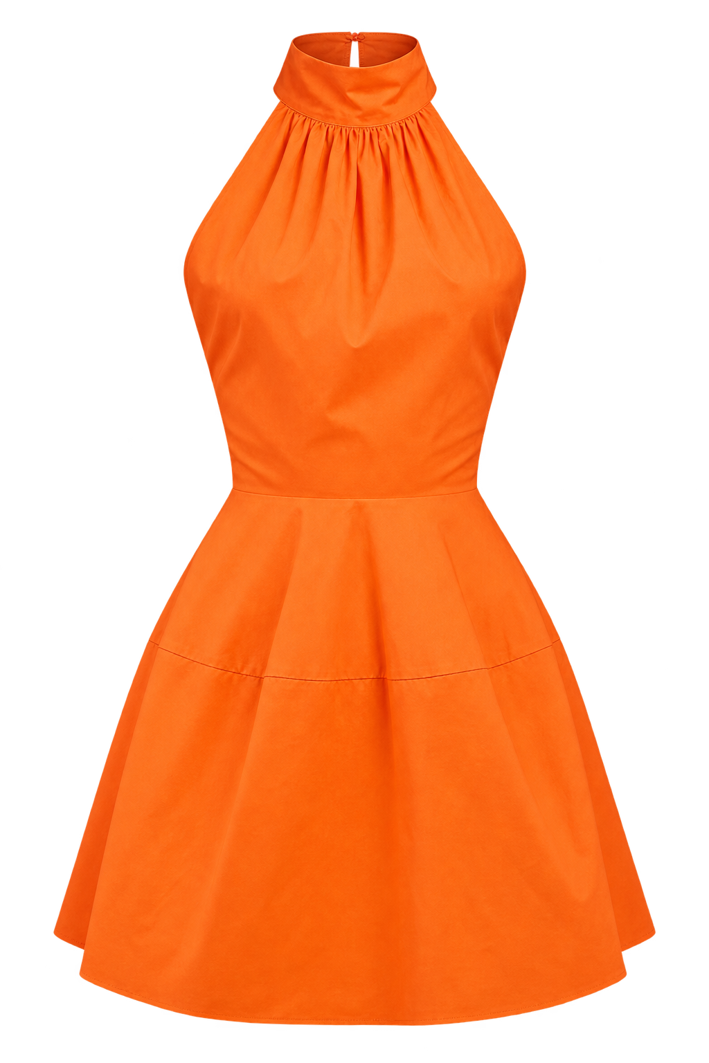 Soraya Orange Halterneck Mini Dress