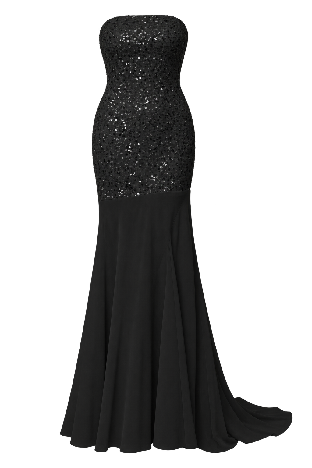 Rowena Black Embellished Maxi Dress