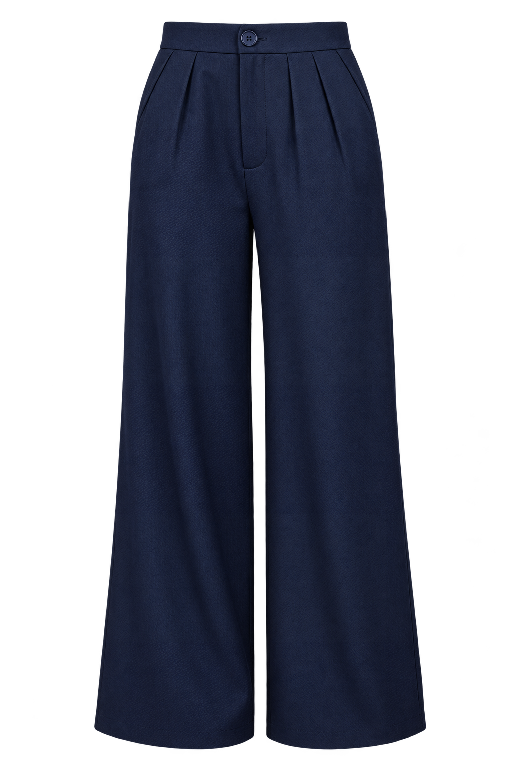 Irene Navy Wide Leg Trousers by Vicky Pattison