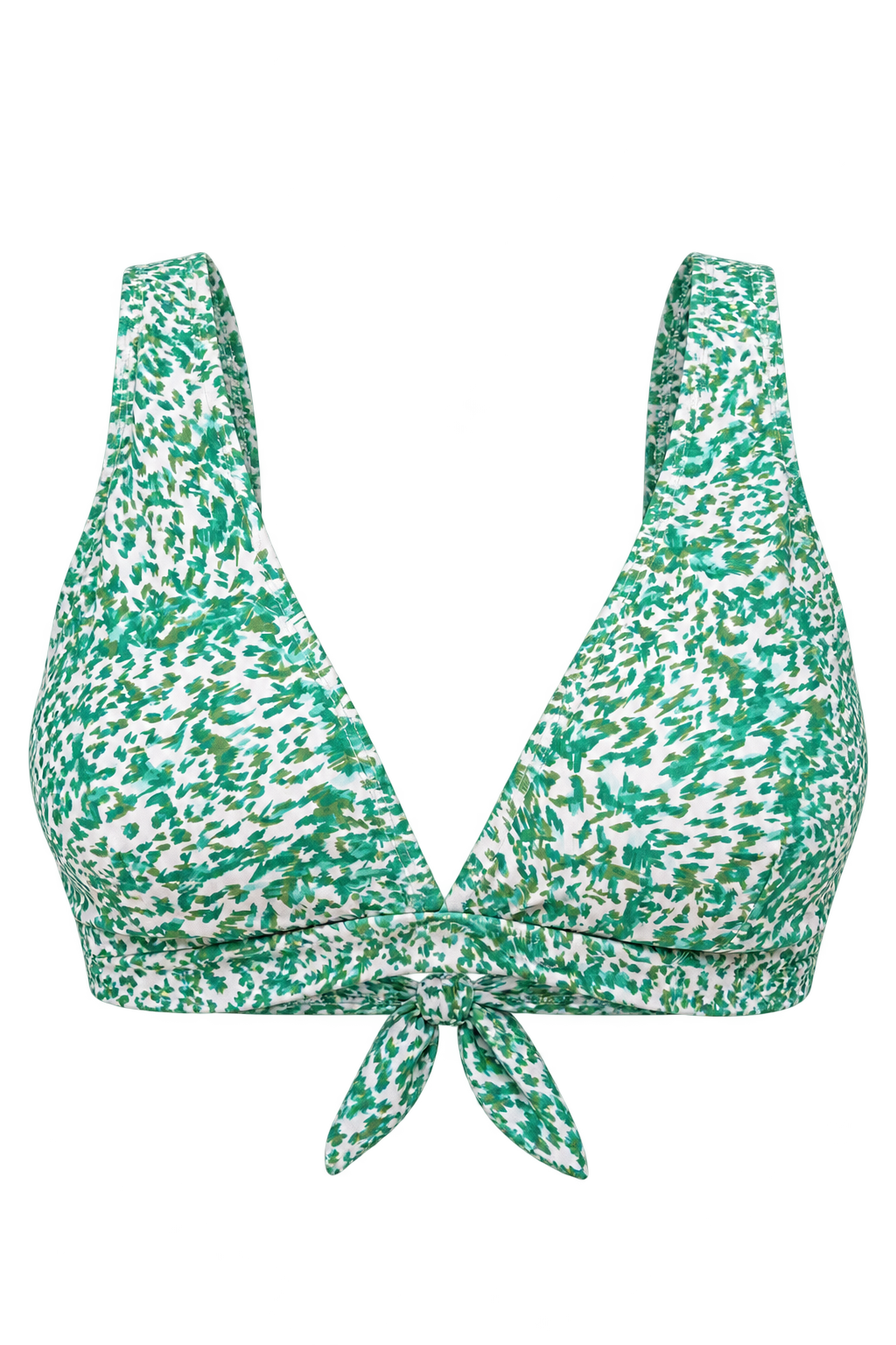 Nerissa Green Print Tie Back Bikini Top by Vicky Pattison