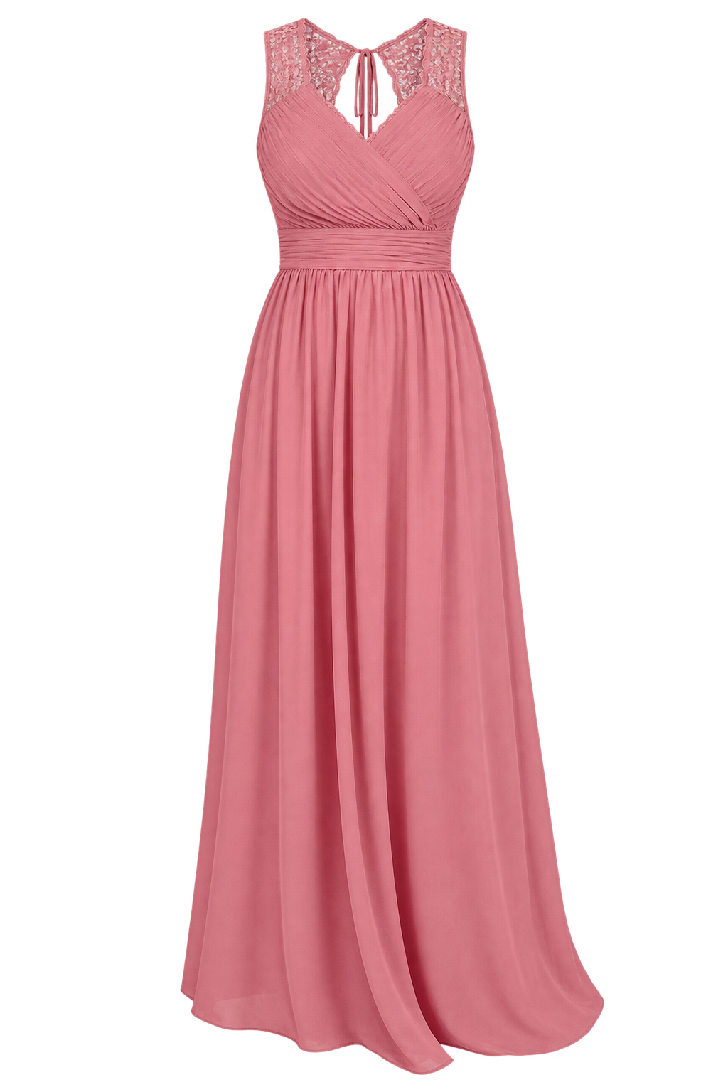 Jenna Rose Lace Detail Maxi Dress