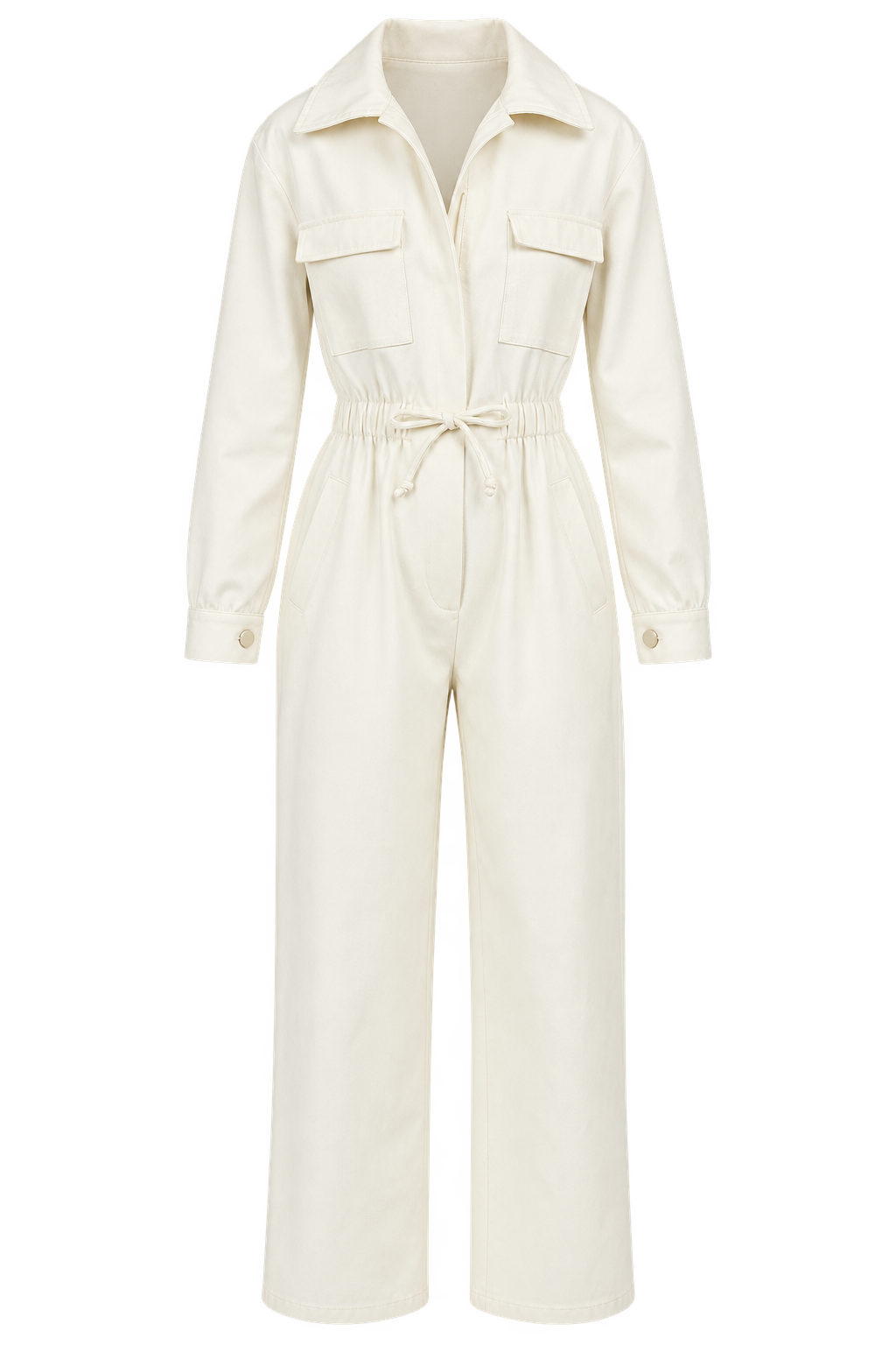 Clivia Cream Utility Jumpsuit
