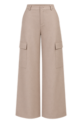 Heather Mink Cargo Trousers