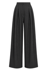 Lobelia Charcoal Grey Pinstripe Trousers