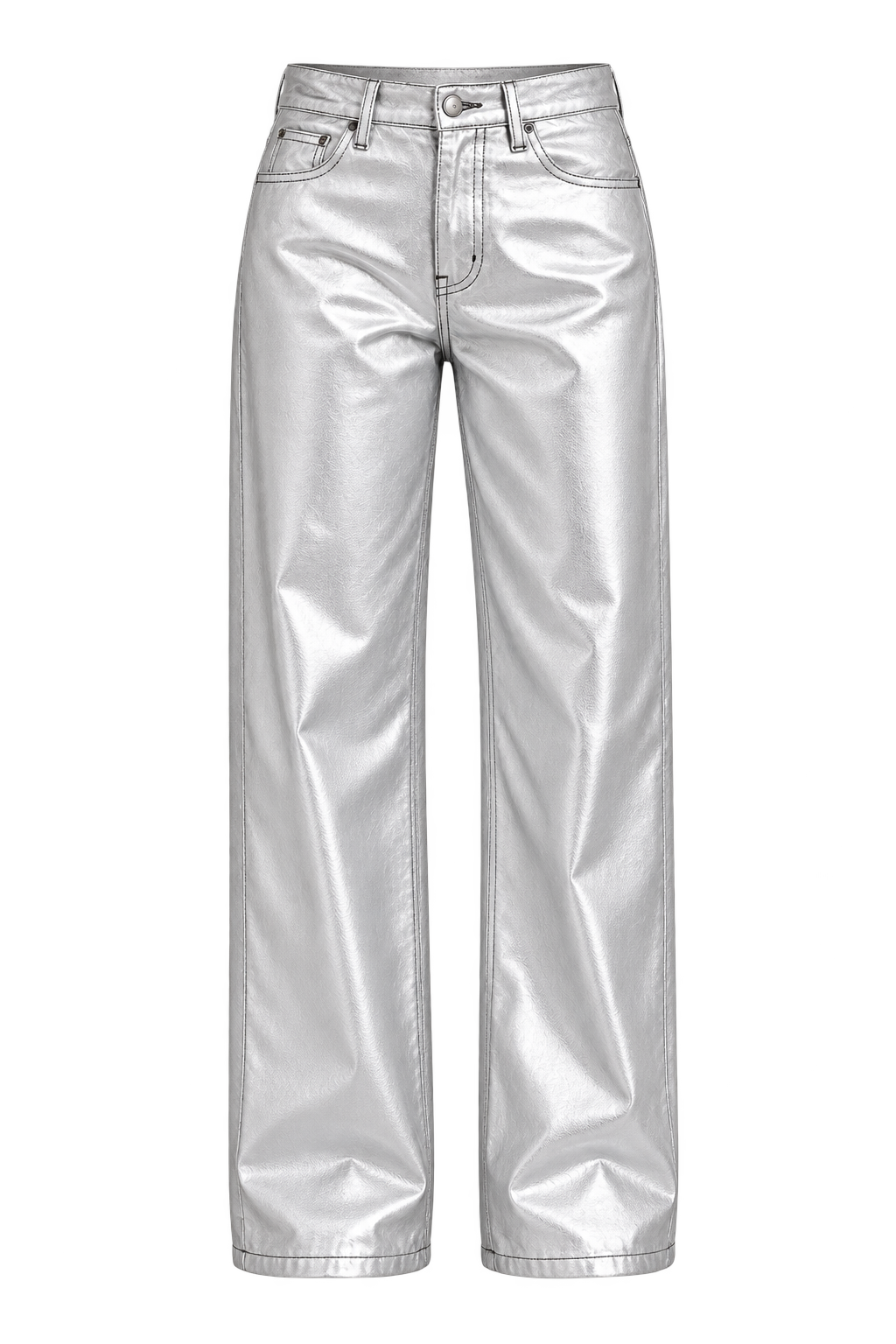 Petunia Silver Coated Trousers