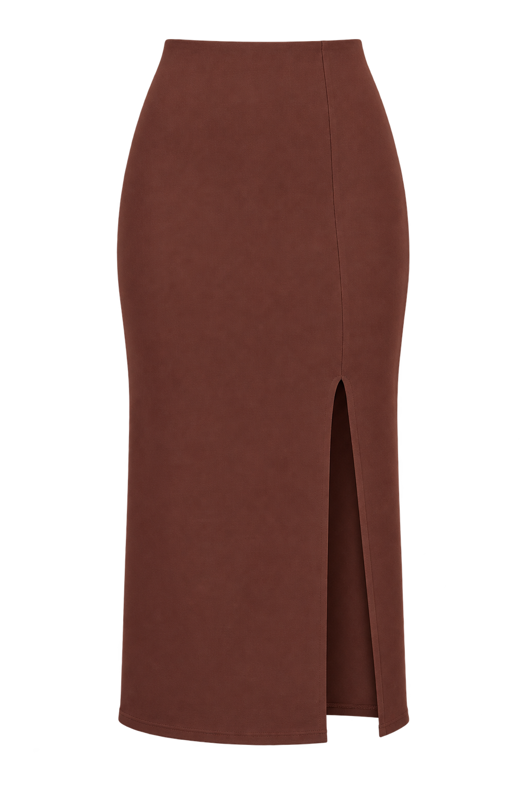 Agnes Chocolate Brown Midi Skirt by Chloe Lewis